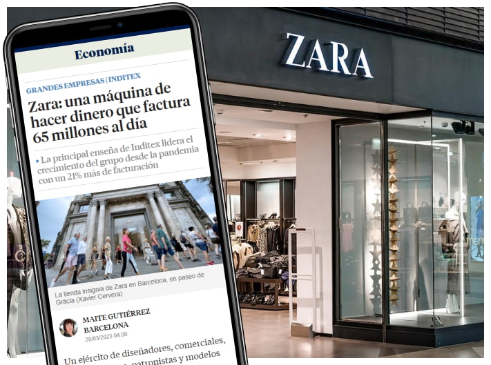 Ejemplo de Zara para explicar las 5 fuerzas de Porter.