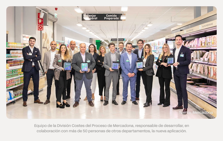estrategias genéricas porter mercadona Equipo de la División Costes del Proceso de Mercadona aplicacion