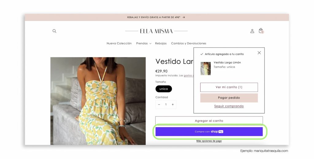 ecommerce metodo de pago