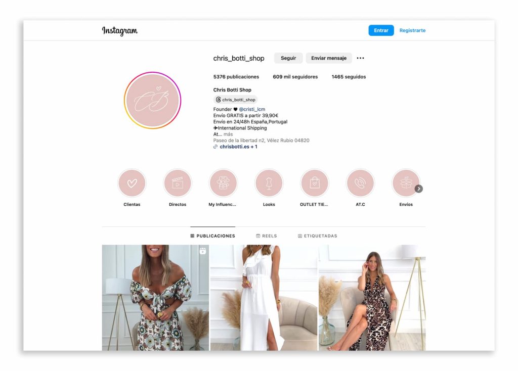 ecommerce moda redes sociales
