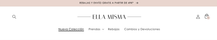 ella misma rebajas ecommerce moda